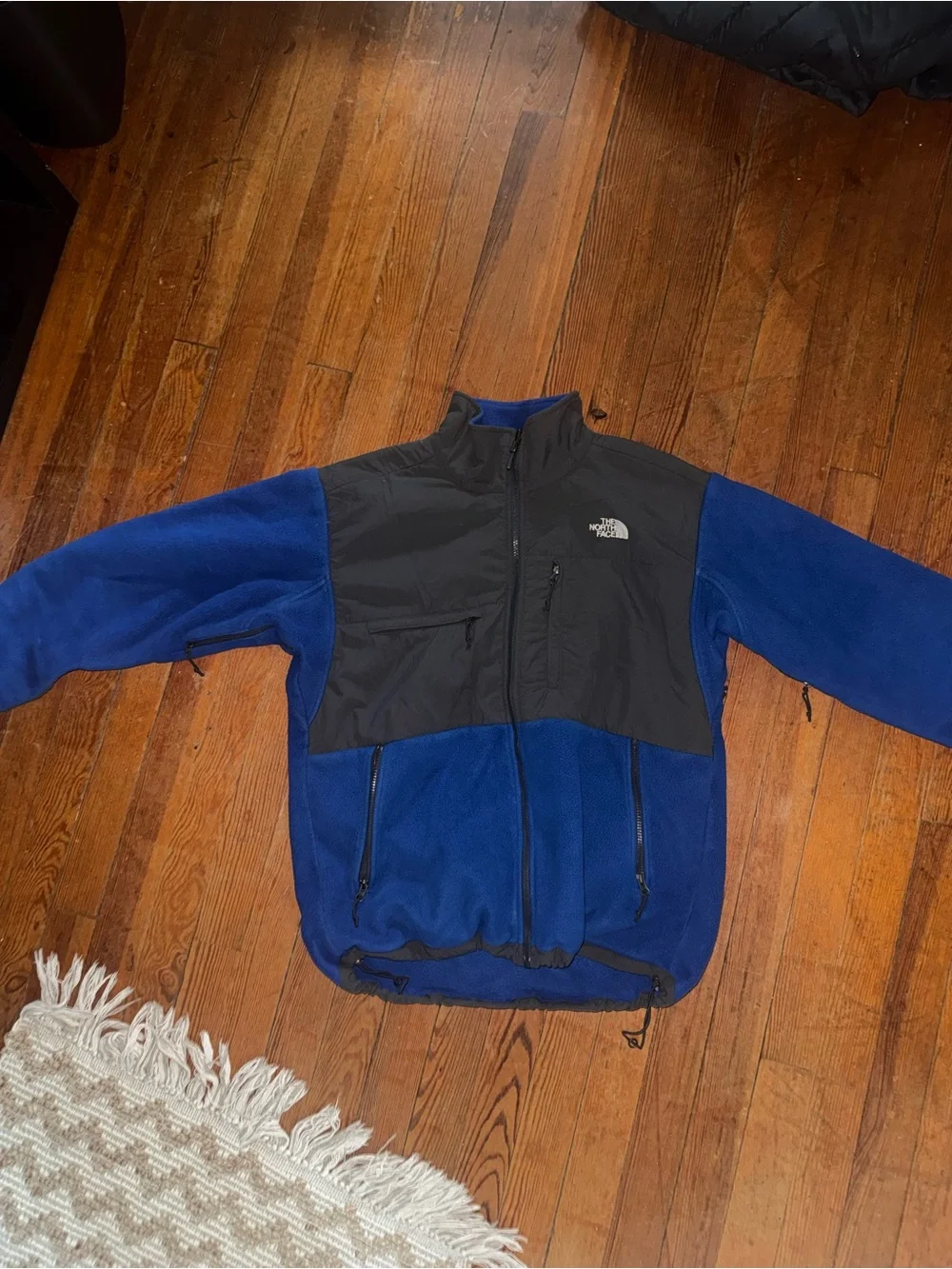 The North Face Blue and Black Lightweight Fleece Jacket